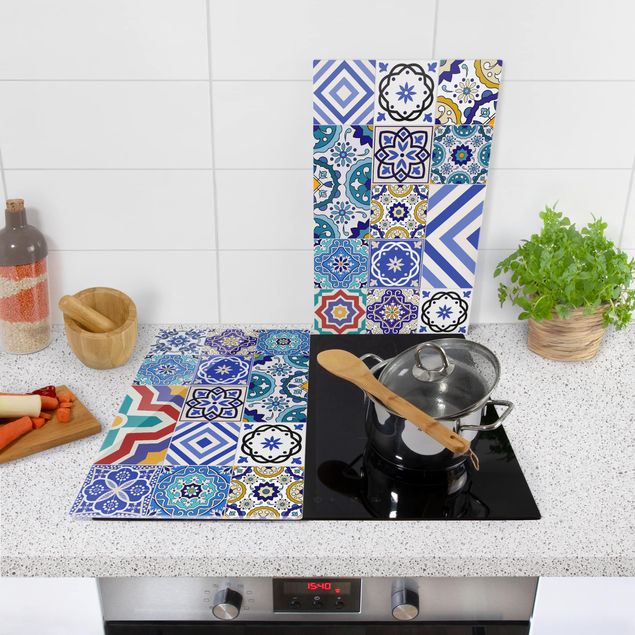 Kookplaat afdekplaten Backsplash - Elaborate Portoguese Tiles