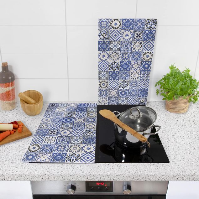 Kookplaat afdekplaten Mediterranean Tile Pattern