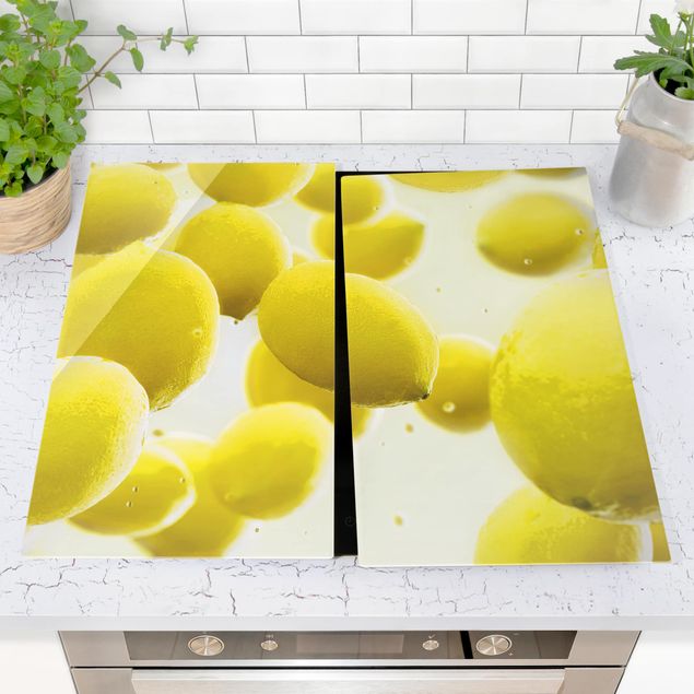 Kookplaat afdekplaten Lemons In Water