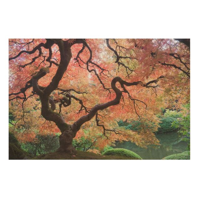 Houten schilderijen Japanese Garden