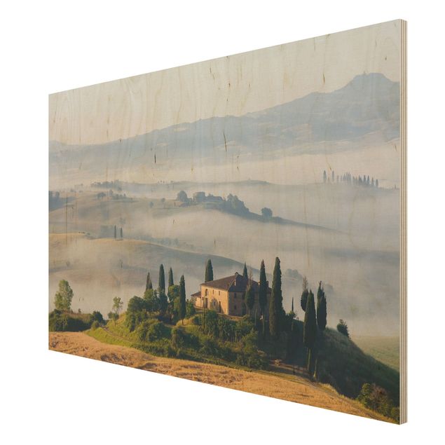 Houten schilderijen Country Estate In The Tuscany