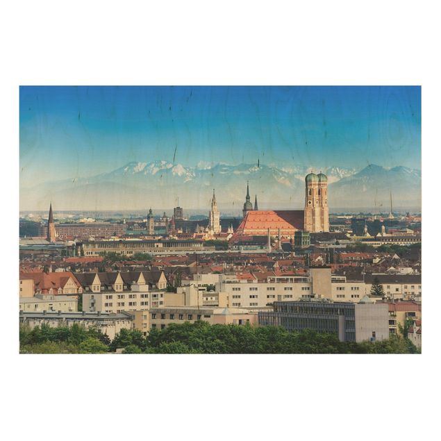 Houten schilderijen Munich