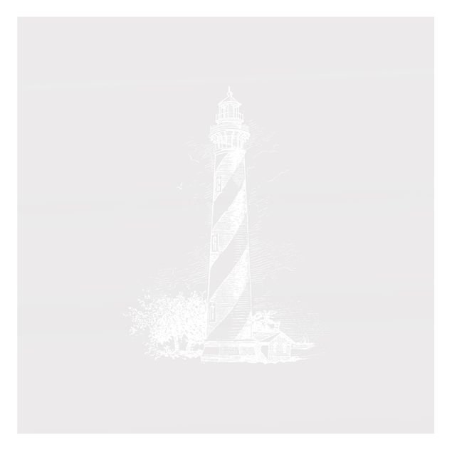 Raamfolie - Illustration Lighthouse