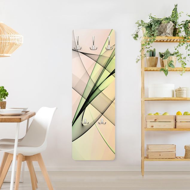 Wandkapstokken houten paneel Inspiration