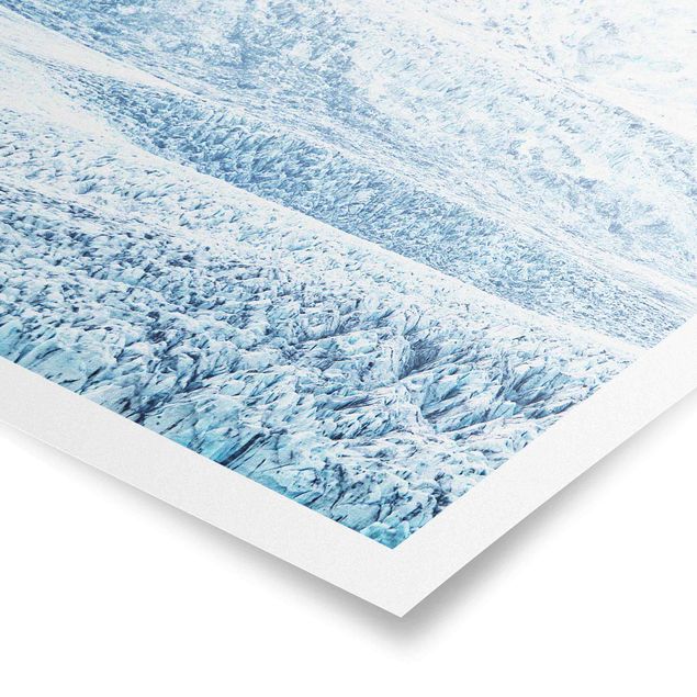 Posters Icelandic Glacier Pattern