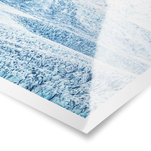 Posters Icelandic Glacier Pattern