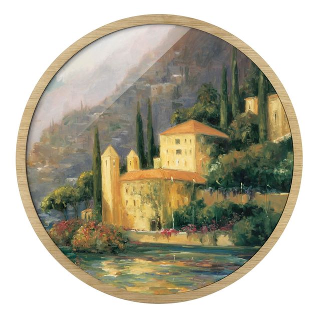 Rond schilderijen Paesaggio italiano - Casa di campagna