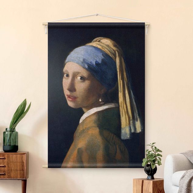 wandtapijten Jan Vermeer Van Delft - Girl With A Pearl Earring