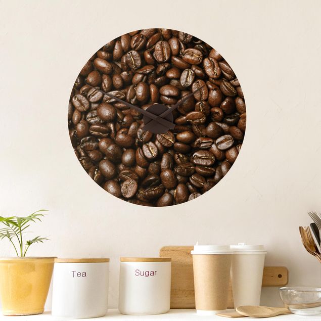 Muurstickers koffie Coffee beans