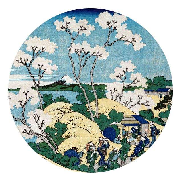 Behangcirkel Katsushika Hokusai - The Fuji Of Gotenyama
