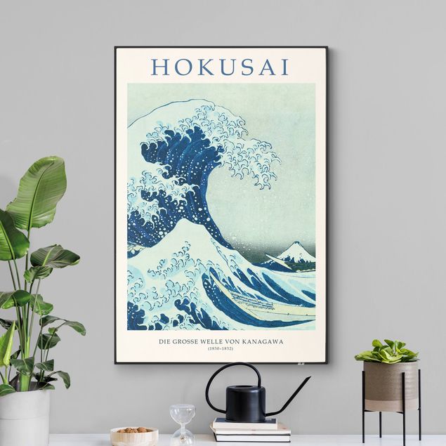 Verwisselbaar schilderij - Katsushika Hokusai - The Big Wave Of Kanagawa - Museum Edition