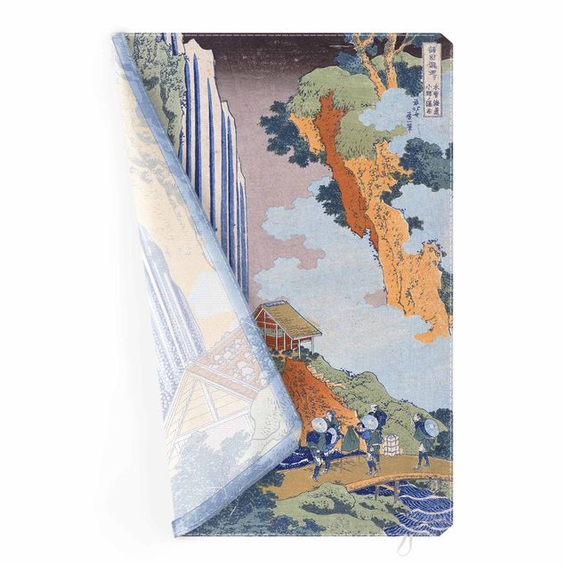 Verwisselbaar schilderij - Katsushika Hokusai - Ono Waterfall