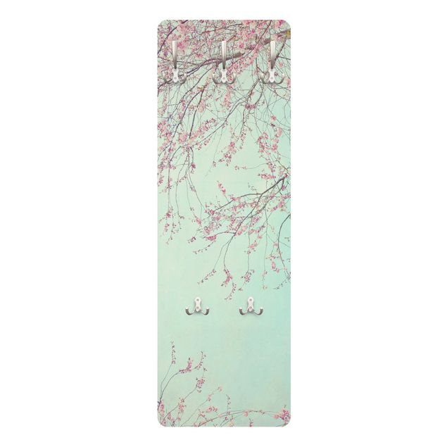 Wandkapstokken houten paneel Cherry Blossom Yearning
