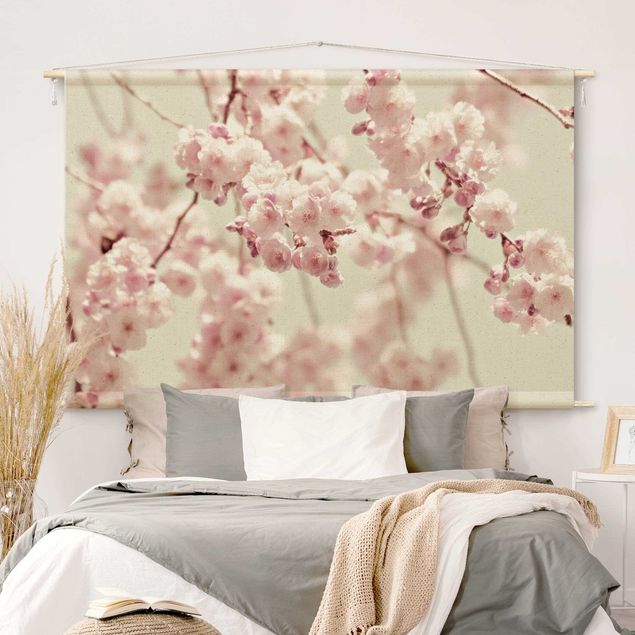 wandkleed modern Dancing Cherry Blossoms