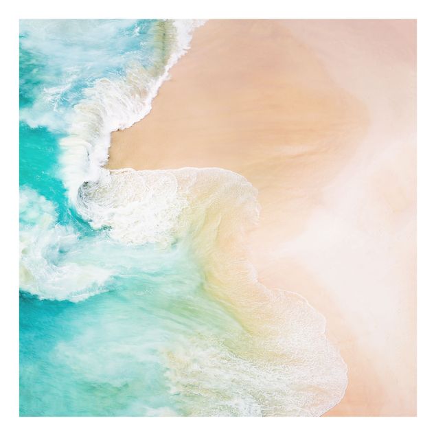 Glasschilderijen - The Ocean’s Kiss