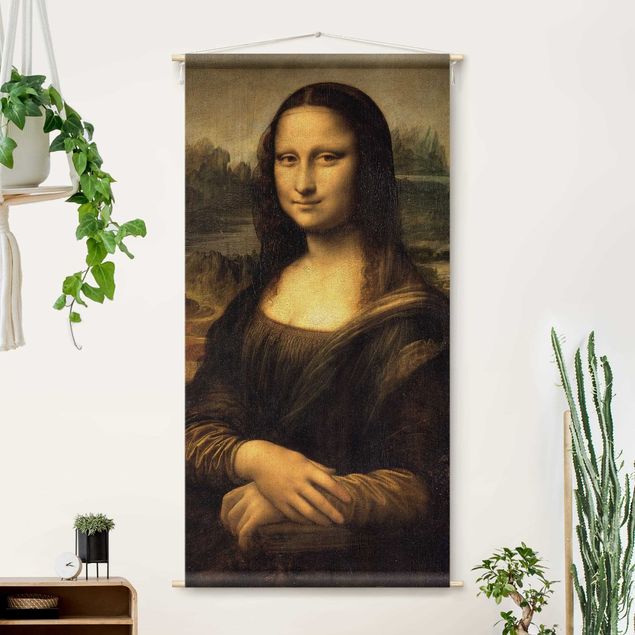 wandkleed modern Leonardo da Vinci - Mona Lisa