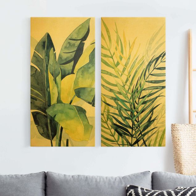 Canvas schilderijen - 2-delig  Favorite Plants Duo