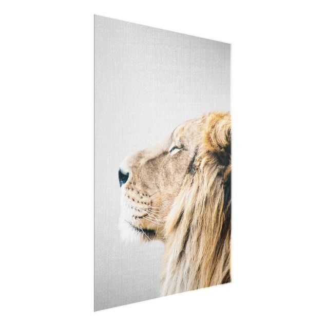 Glasschilderijen - Lion Leopold