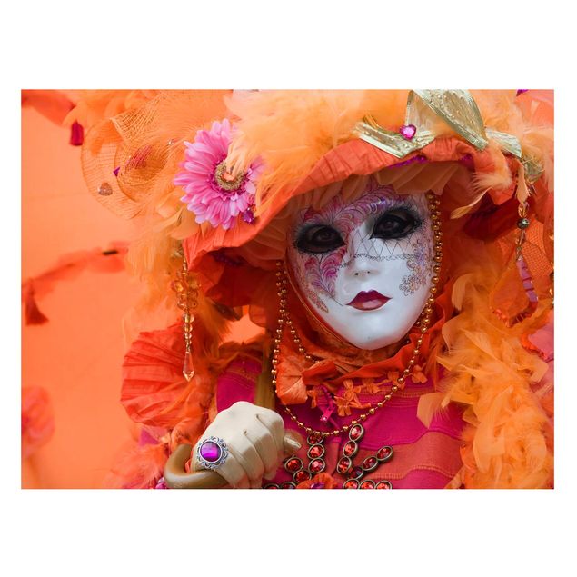 Magneetborden Carnival in Orange