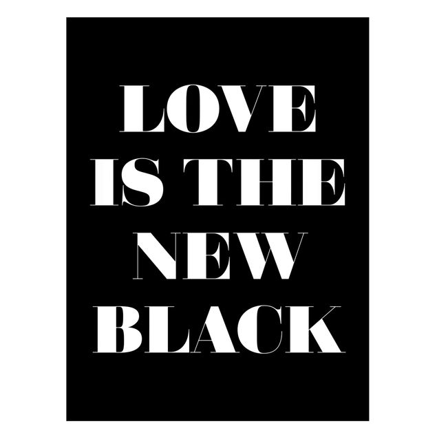 Magneetborden Love Is The New Black