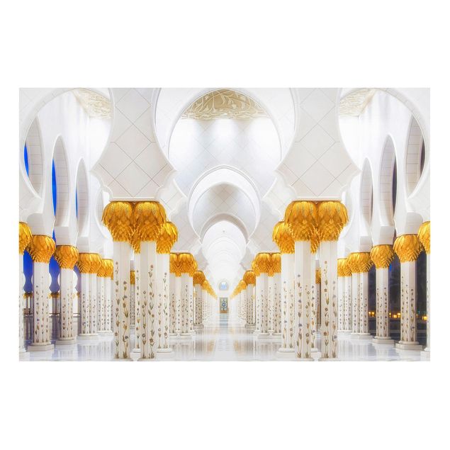 Magneetborden Mosque In Gold