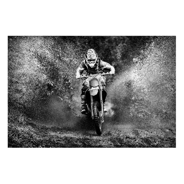 Magneetborden Motocross In The Mud