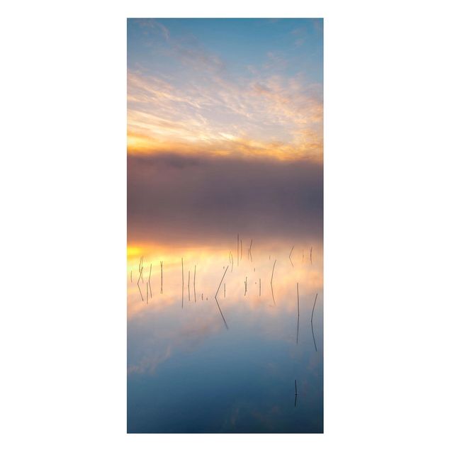 Magneetborden Sunrise Swedish Lake