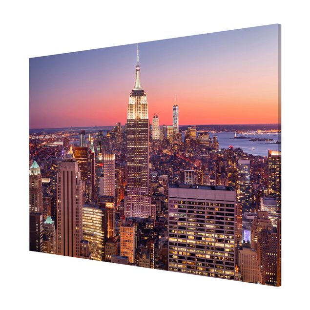 Magneetborden Sunset Manhattan New York City