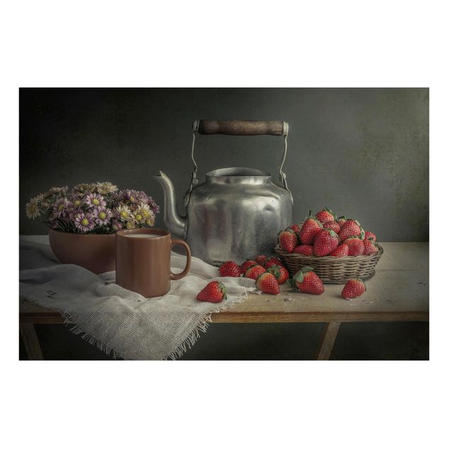 Magneetborden Still Life with Strawberries