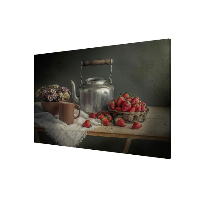 Magneetborden Still Life with Strawberries