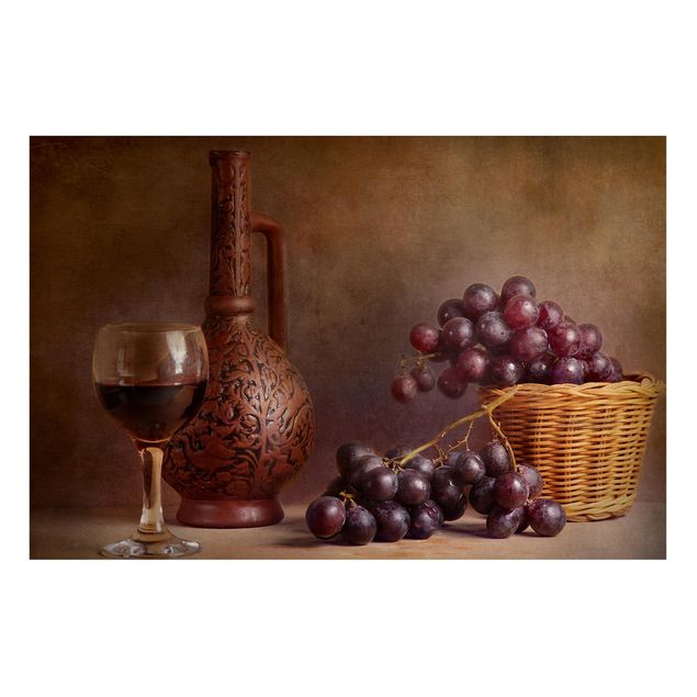 Magneetborden Still Life With Grapes
