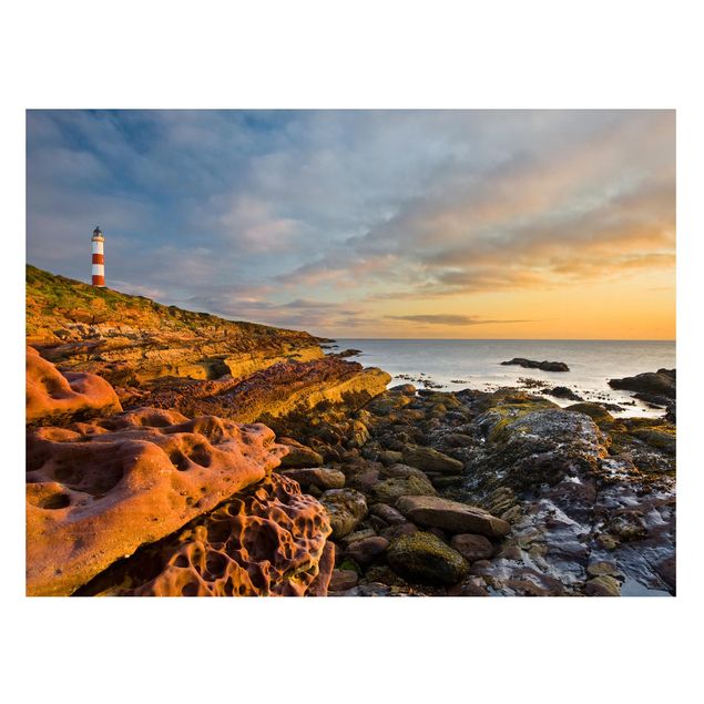 Magneetborden Tarbat Ness Ocean & Lighthouse At Sunset