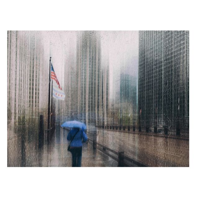 Magneetborden Rainy Chicago