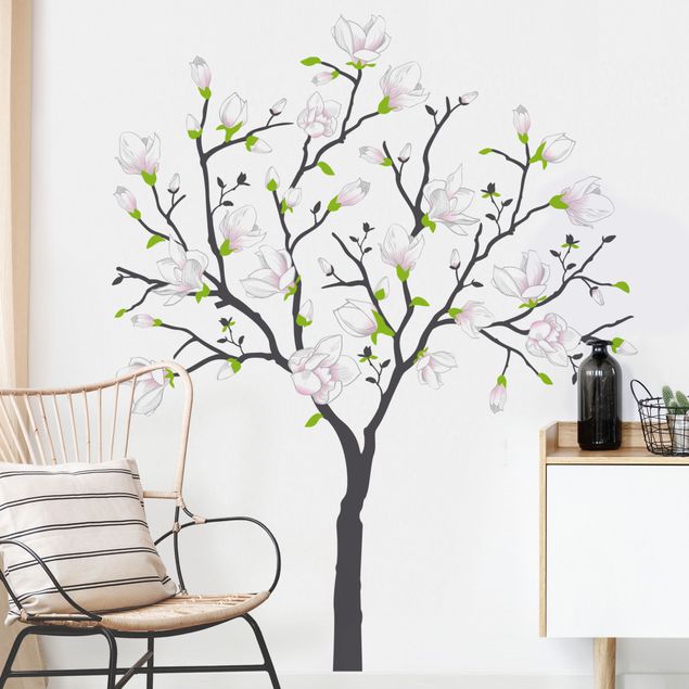 Muurstickers bomen Magnolia Tree