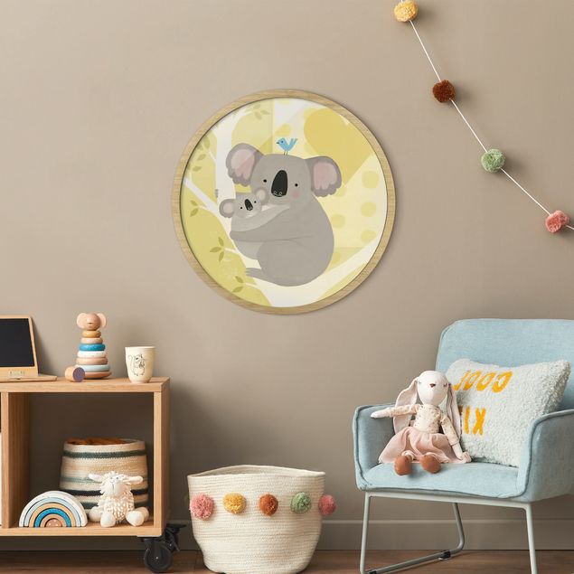 Rond schilderijen Io e la mamma - Koala