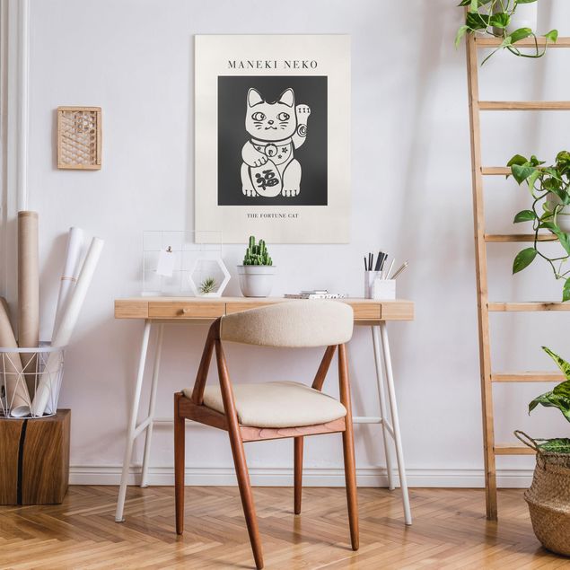 Canvas schilderijen - Maneki Neko - The lucky cat