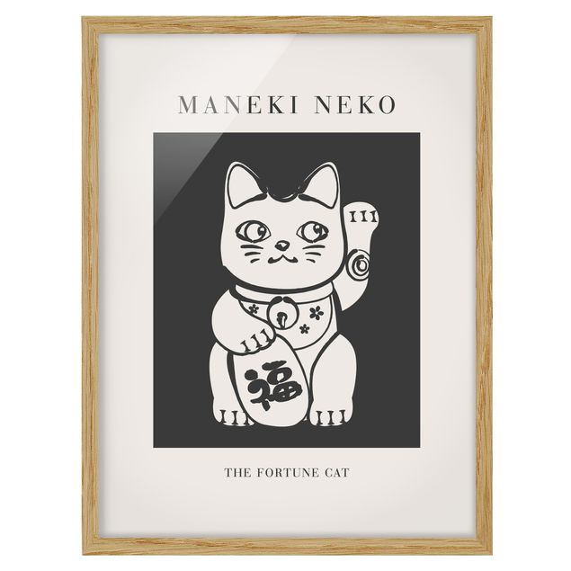 Ingelijste posters - Maneki Neko - The lucky cat
