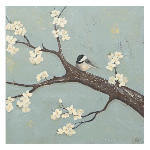 Raamfolie - Bird On Cherry Tree