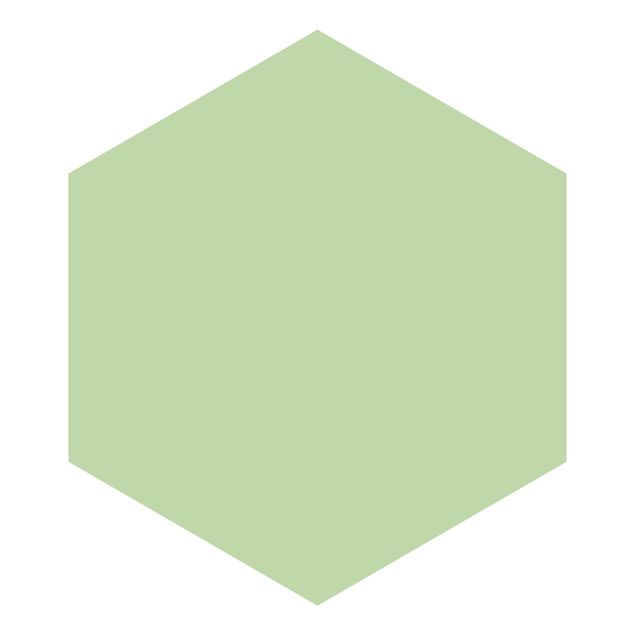 Hexagon Behang Mint