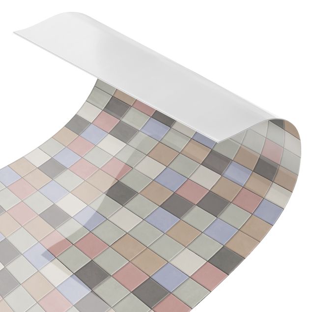 Keukenachterwanden Mosaic Tiles - Coloured Shabby