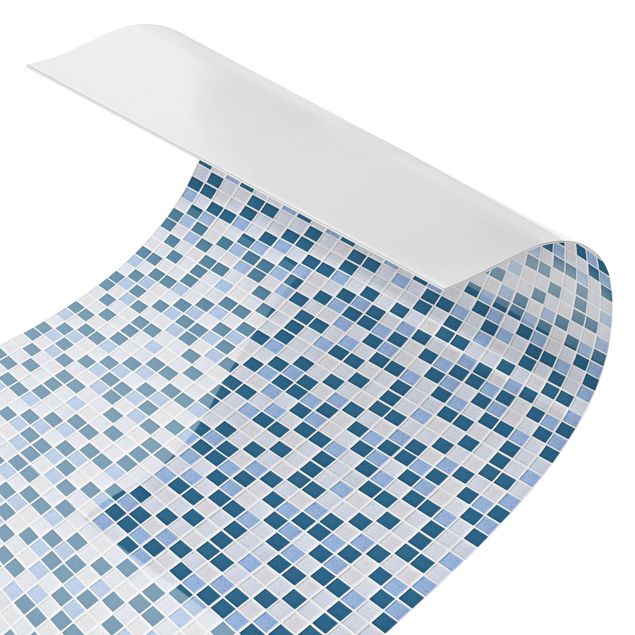 Keukenachterwanden Mosaic Tiles Blue Gray