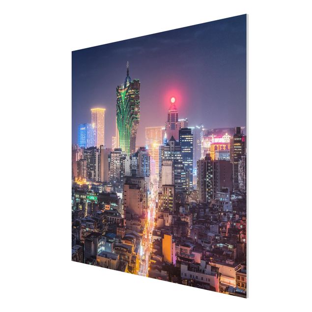 Forex schilderijen Illuminated Night In Macao