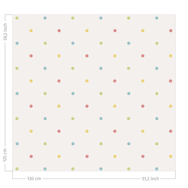 gordijnen patronen No.YK47 Coloful Dots