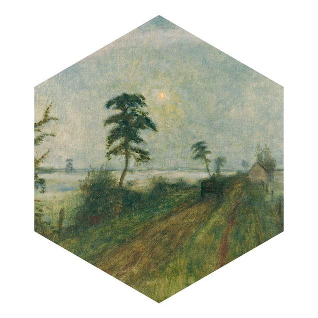 Hexagon Behang Otto Modersohn - Evening Mood In The Moor
