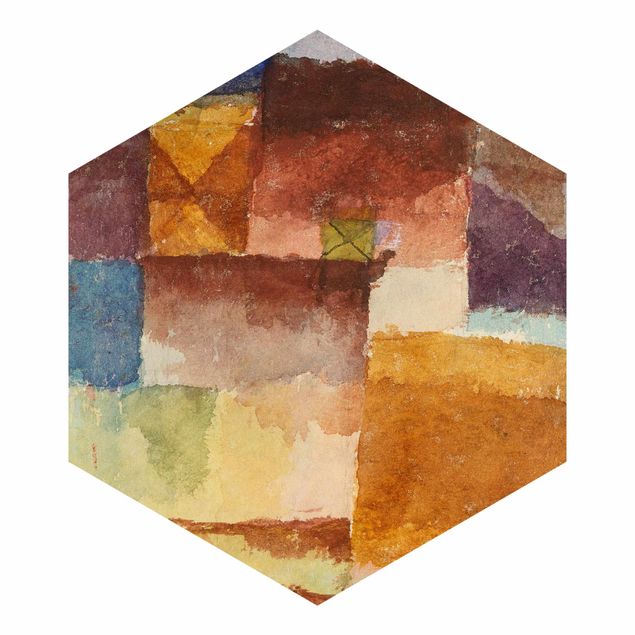 Hexagon Behang Paul Klee - Wasteland