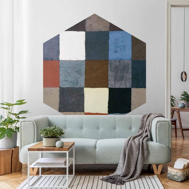 Hexagon Behang Paul Klee - Colour Chart