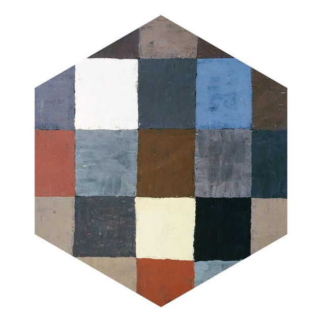 Hexagon Behang Paul Klee - Colour Chart