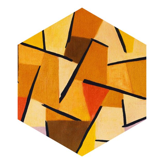Hexagon Behang Paul Klee - Harmonized Fight