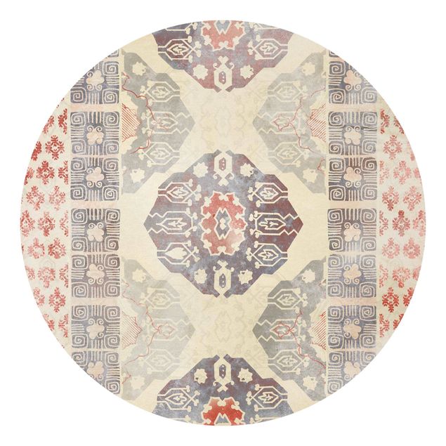 Behangcirkel Persian Vintage Pattern In Indigo