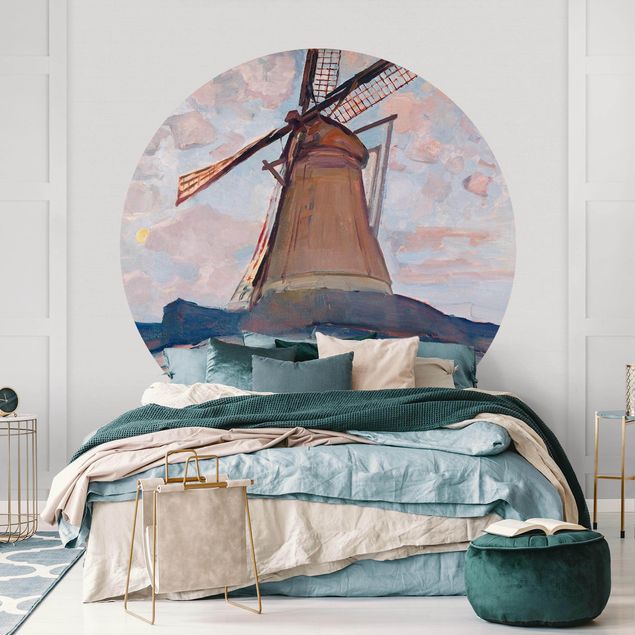 Behangcirkel Piet Mondrian - Windmill